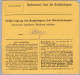 Heimat DE BAY RATTENBERG 1918-11-26 Paketkarte "Durch Eilboten" - Lettres & Documents