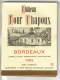 LOT 3 ETIQUETTES BOUTEILLE VIN - Bx Rosé "Chateau Les Alberts", Bx "Château Tour Chapoux 82, Médoc "Chateau Queyzans" 92 - Lots & Sammlungen