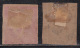 2 Greece Stamps Used 1861, Imperf., As Scan - Used Stamps