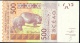 W.A.S. Letter K SENEGAL   P719Kc 500  FRANCS  2012   DATED 2014   (20)14    UNC. - Senegal