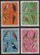 Burundi Used Scott #337-#342, #C132-#C137 Complete Set Of 12 Blocks Of 4 Each Birds - Sparrows