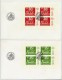 SWEDEN 1974 STOCKHOLMIA ´74 Blocks On 4 FDCs.  Michel Blocks 2-5 - FDC