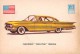 02766 "CHEVROLET BISCAYNE SEDAN"  CAR.  ORIGINAL TRADING CARD. " AUTO INTERNATIONAL PARADE, SIDAM - TORINO". 1961 - Moteurs