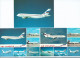 AVIATION- AIR CHARTER Filiale D´AIR FRANCE Et AIR INTER  Lot De 3 Cartes (2) Scan R/V Des 3 Cartes (Airbus AVION) - 1946-....: Ere Moderne