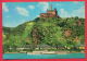 159305 / Braubach Am Rhein Und Die Marksburg - RIVER SHIP , CASTLE - Germany Allemagne Deutschland Germania - Braubach