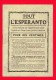 Petit Livre Ancien -  TOUT L´ESPERANTO -  +/- 1920 -  (3781) - Dictionaries