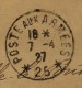 FRANCE LETTRE  AVEC " POSTE AUX ARMEES 25" - SUR LETTRE - PARC D AVIATION N°12    A VOIR - Military Postmarks From 1900 (out Of Wars Periods)