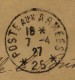 FRANCE LETTRE  AVEC " POSTE AUX ARMEES 25" - SUR LETTRE - PARC D AVIATION N°12    A VOIR - Militärstempel Ab 1900 (ausser Kriegszeiten)