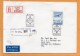 Finland 1961 Air Mail Cover Mailed Registered To USA - Lettres & Documents