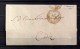 1845 TARRAGONA, ENVUELTA CIRCULADA A CADIZ, BAEZAS DE TARRAGONA Y DE LLEGADA A CADIZ - ...-1850 Prephilately