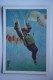 PARACHUTTING IN USSR (Girl Skydiver). OLD  RADIO PC - 1950s - Rare!!! - Paracadutismo