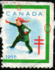Canada,1958,anti TBC Label,error Shown On Scan,as Scan - Gebraucht