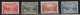 Monaco 1922-23 - Timbres Yvert & Tellier N° 54 à 64 ( Manque Le N° 54 Et 63 ) - ( Trace De Charnière ) - Unused Stamps