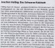 Helbig Krimi Das Schwarze Kabinett 2014 Neu ** 20€ Philatelistische Kriminalroman New Philatelic History Book Of Germany - Erstausgaben