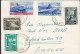 Turkey HAVANA NIGHT(e) CLUB Card 1954 YESILKÖY To Sweden Douglas DC 3 Aeroplane Flugzeug - Covers & Documents
