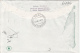 13839- OLD TOWN, PIANO, VIOLIN, STAMPS ON REGISTERED COVER, 2001, LUXEMBOURG - Cartas & Documentos