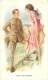 ILLUSTRATEUR ARCHIE GUNN   COUPLE    MILITAIRE   WW1 - Gunn