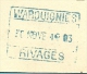 Kaart "Anvers" Met Stempel WARQUIGNIES / RIVAGES Op 30/11/1903 (Depot-Relais)   Naar ST-GHISLAIN - Other & Unclassified