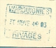 Kaart "Anvers" Met Stempel WARQUIGNIES / RIVAGES Op 30/11/1903 (Depot-Relais)   Naar ST-GHISLAIN - Andere & Zonder Classificatie