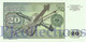 GERMANY FEDERAL REPUBLIC 20 DEUTSCHEMARK 1980 PICK 32d UNC - 20 Deutsche Mark