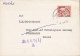 Czechoslovakia KATEDRA BIOLOGIE UNIVERZITY KOMENSKEHO, KOSICE 1963 Card Karte To Denmark (2 Scans) - Briefe U. Dokumente