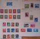 SMALL COLLECTION LIECHTENSTEIN STAMPS 1945-1958 FLIGHT WORKERS - Sammlungen