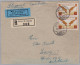 Schweiz R-Luftpost Brief 1936-08-10 Zürich 20 Nach Leipzig D. - Eerste Vluchten