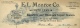 Courrier Commerce Cognac SAUVION 1905 E. L. MONROE Co. - BOSTON Import Alcool Avant Prohibition * 16 - Verenigde Staten