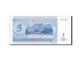 Billet, Transnistrie, 5 Rublei, 1994, SPL - Autres - Europe