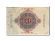 Billet, Allemagne, 20 Mark, 1914, KM:46b, TB+ - 20 Mark