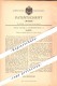 Original Patent - Otto Götze In Lichtenstein I. Sachsen , 1895 , Sensenhalter , Landwirtschaft , Agrar !!! - Lichtenstein