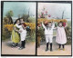 Delcampe - CPA  LOT 16X PHOTO SCENE  ENFANT PORTRAIT Fille DUO FETE PAQUES OEUF OEUFS VOIR PHOTO POUR TIMBRES - Collections, Lots & Series