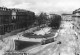 01574 "TORINO - PIAZZA STATUTO". ANIMATA AUTO ANNI '40 TRAMWAY STAZ. TORINO/RIVOLI. CART. ORIGINALE. NON SPEDITA. - Orte & Plätze