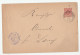 1896 MAYOR Of BELLAMONT Wurttemberg POSTAL STATIONERY COVER OCHSENHAUSEN To BIBERACH Stamps Germany - Entiers Postaux