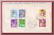 1970 Romania, Circus Complete Set + Apollo 8 + Soyuz 4 & 5 Stamps On Airmail Cover - Storia Postale