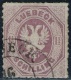 Lübeck Nr. 14 - 1 1/2 Shilling Purpur Mit Ortsstempel - Kurzbefund BPP - Kabinett - Lubeck