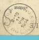 Kaart Met Stempel MECHELEN Op 11/08/1914 Naar DUFFEL Op 11/08/1914 (Offensief W.O.I) - Unbesetzte Zone