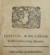 ITALIA 1639 - "JOANNIS RHODII DE ACIA DISSERTATIO AD CORNELII CELSI MENTEM " - Old Books