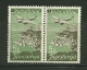 Yugoslavia Year 1947 Airmail Se-tenant Pair With Roman/Cyrillic Inscription Scott Cat.C20 - C26 MNH - Airmail