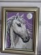 Framed Gobelin Tapestry Handmade Cheval Blank New White Horse - Alfombras & Tapiceria