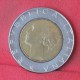 ITALY  500  LIRE  1989   KM# 111  -    (Nº12160) - 500 Lire