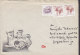 Yugoslavia 1986 Cover Brief BELA PALANKA Hund Dog Chien "Boxer" Cachet Postman Stamps Disney Goofy Vignette (2 Scans) - Covers & Documents