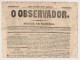 Coimbra - Jornal "O Observador" Nª 111 De 1846 - Revues & Journaux