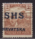 Yugoslavia 1918. Croatia-SHS-ERROR, SHIFTED OVPT, MH(*) - Ungebraucht