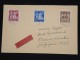 BOHEME ET MORAVIE - Enveloppe En Exprés De Prague En 1944 - Aff. Plaisant - à Voir - Lot P8351 - Storia Postale