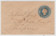 India  QV  1/2A  BACK EMBOSSED  BACKSIDE SEAL  SMALL OBLONG SCARCER  Postal Stationary Envelope   # 85015  Inde Indien - 1858-79 Crown Colony