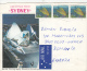24742- BLUE LINED SURGEON FISH STAMPS ON SYDNEY OPERA HOUSE SPECIAL COVER, 1988, AUSTRALIA - Brieven En Documenten