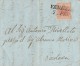 LV191- LOMBARDO VENETO - 7 Febbraio 1852- Da Venezia A Padova Con 15 Cent. Rosa Carminio  2° Tipo  -  . Leggi ... - Lombardije-Venetië