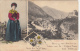 LANDECK- TOWN PANORAMA, CASTLE, BRIDGE, TRADITIONAL WOMAN COSTUME, EDELWEISS FLOWERS - Landeck