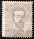 1872-ED. 123 REINADO DE AMADEO I - EFIGIE DE AMADEO I -20 CENT. GRIS-NUEVO CON FIJASELLOS - MH - - Neufs